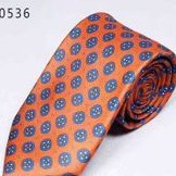 Orange Medallion Tie