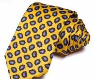 Navy Classic Paisley Tie