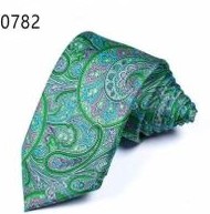 Green Emerald Paisley Tie