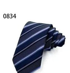 Blue Multi-Stripe Tie