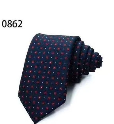 Navy Diamond Pattern Tie